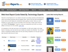 Tablet Screenshot of host-reports.com